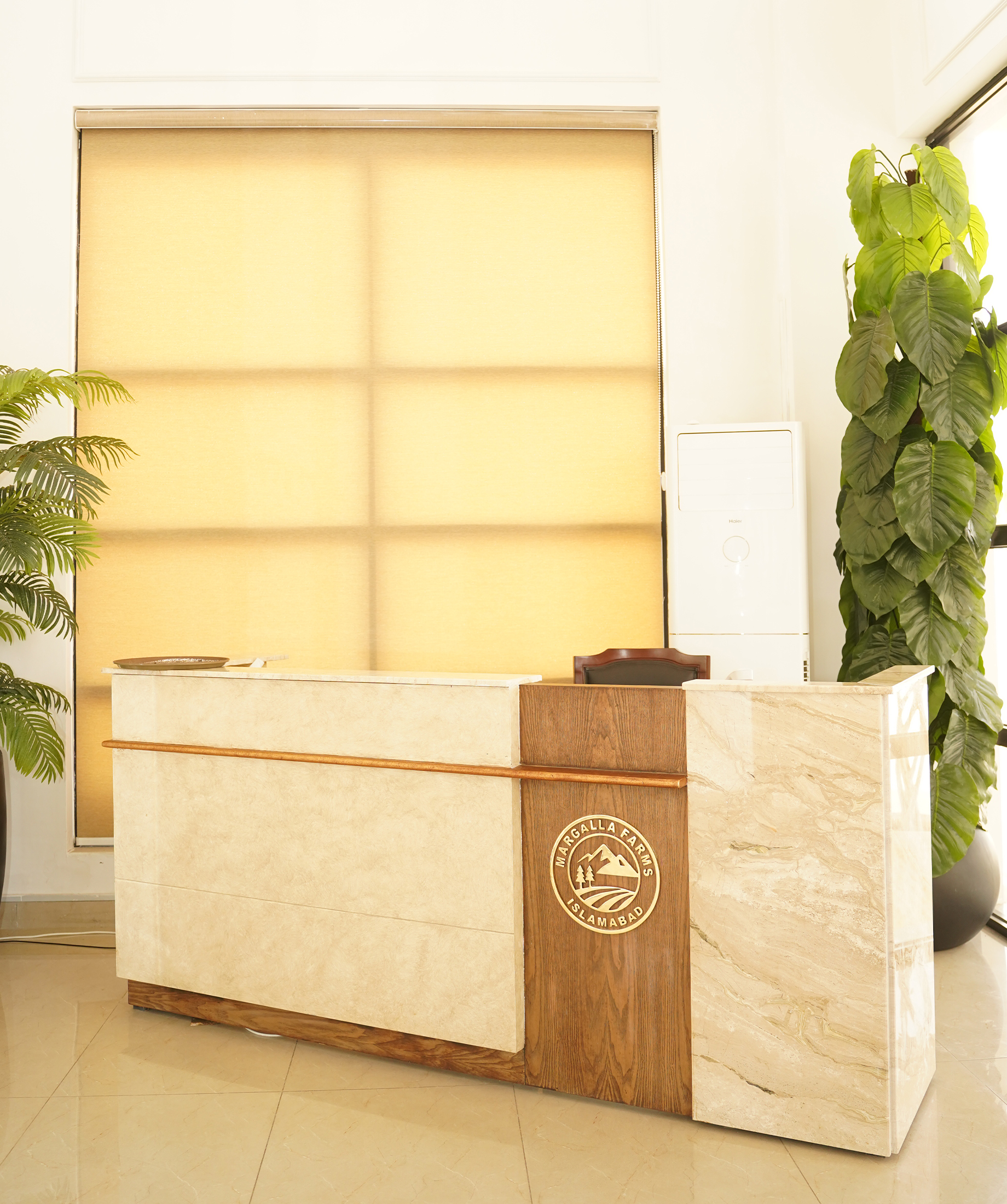 MARBLE RECEPTION