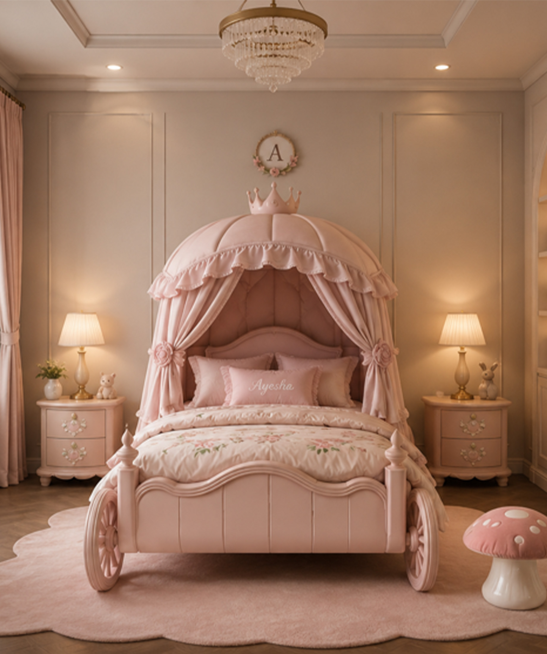 Princess Canopy Carriage Bed