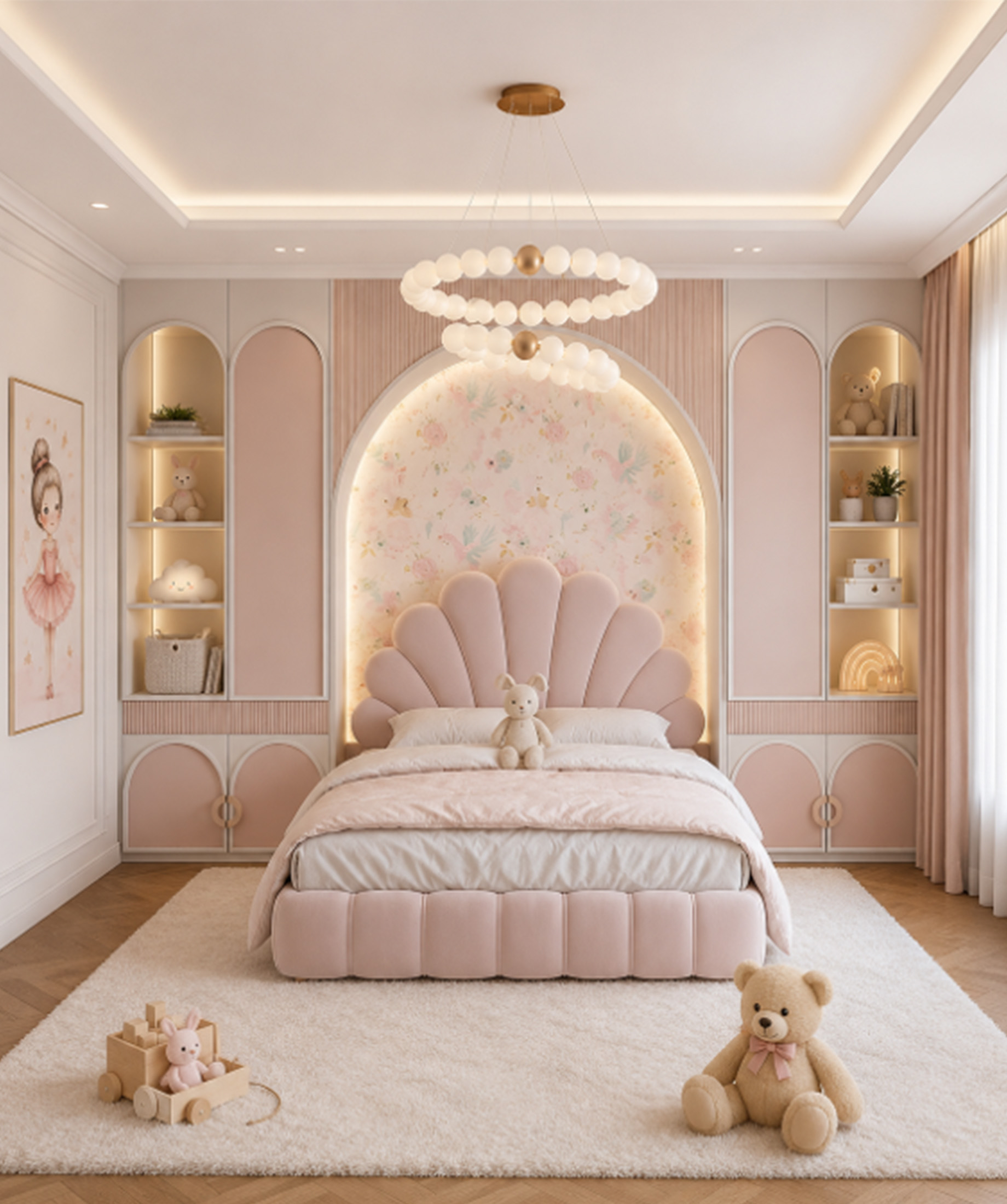 PRINCESS SHELL BED SET